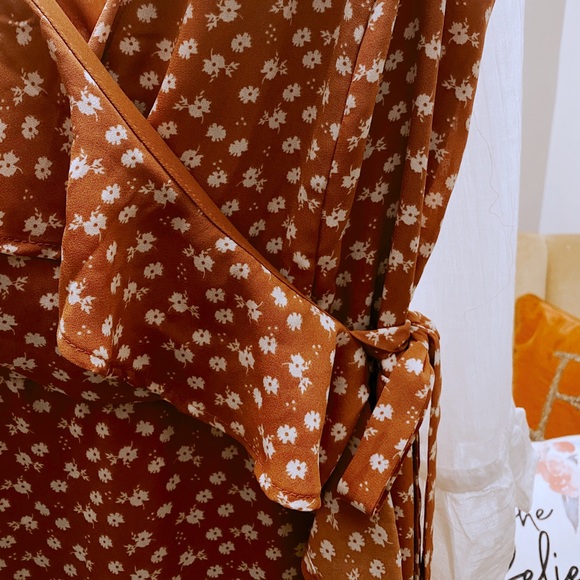 Floral Ruffle Maxi Dress - Picture 2 of 7